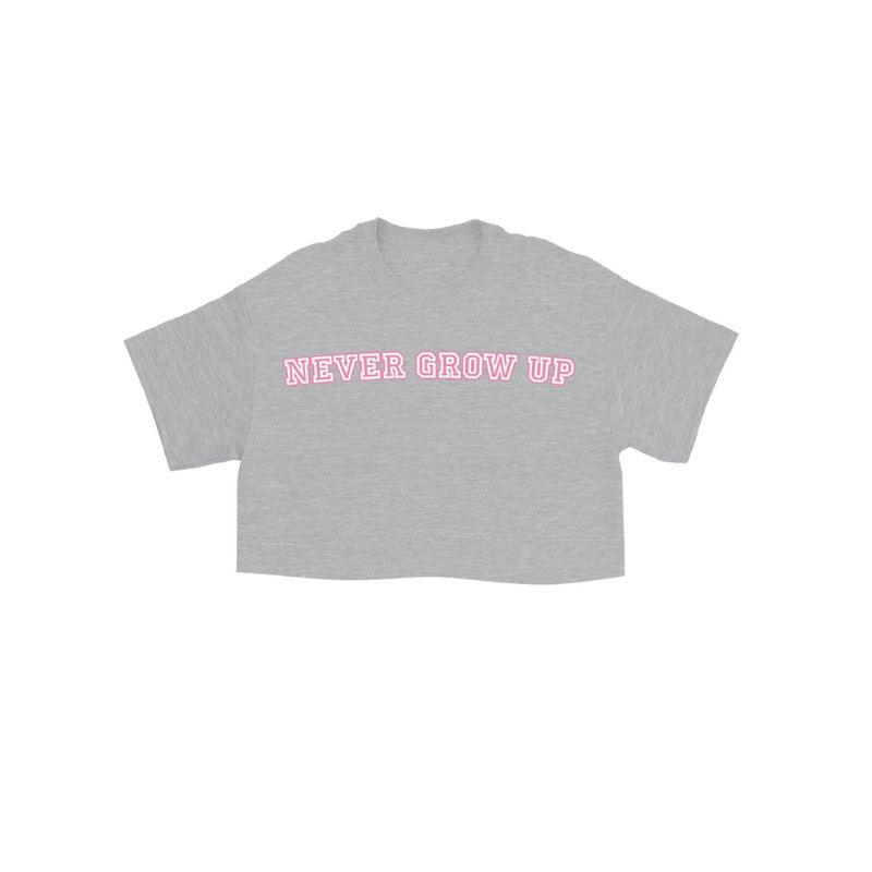 Girls Never Grow Up Cropped Tee