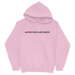 Mature People are Weenies Light Pink Hoodie