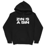 Zyn is a Sin Black Hoodie