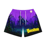 Benitez Halloween Mesh Shorts