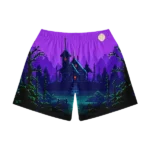 Benitez Halloween Mesh Shorts back