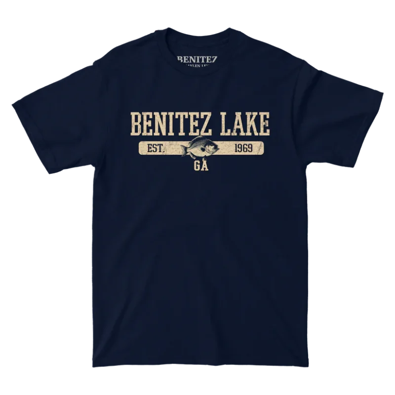 Benitez Lake Navy Tee