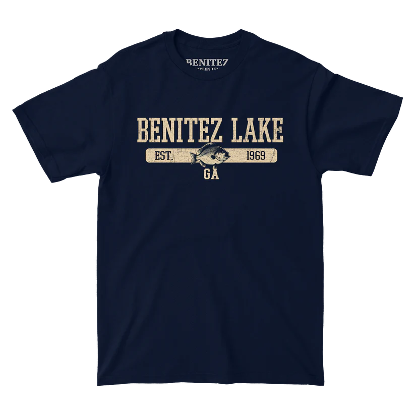 Benitez Lake Navy Tee