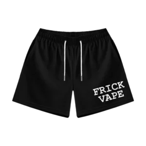 Frick Vape Black Mesh Shorts