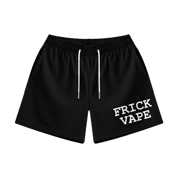 Frick Vape Black Mesh Shorts