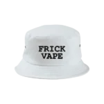 Frick Vape White Embroidered Bucket Hat