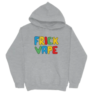 Fun Frick Vape Heather Grey Hoodie