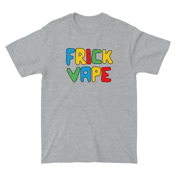 Fun Frick Vape Heather Grey Tee