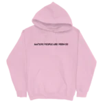 Mature People are Weenies Light Pink Hoodie