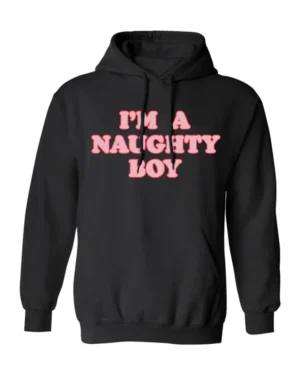 Naughty Boy Black Hoodie