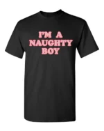 Naughty Boy Black Tee