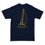 Sailing Navy Tee BackSide