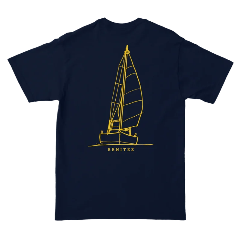 Sailing Navy Tee BackSide