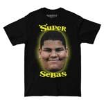 Super Sebas Black Tee