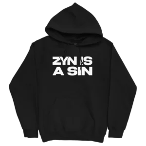 Zyn is a Sin Black Hoodie